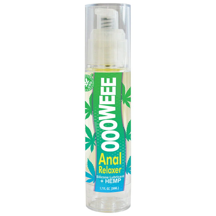 Oooweee Anal Relaxer Silicone Lubricant Plus Hemp - 1.7 Fl. Oz. / 50 ml