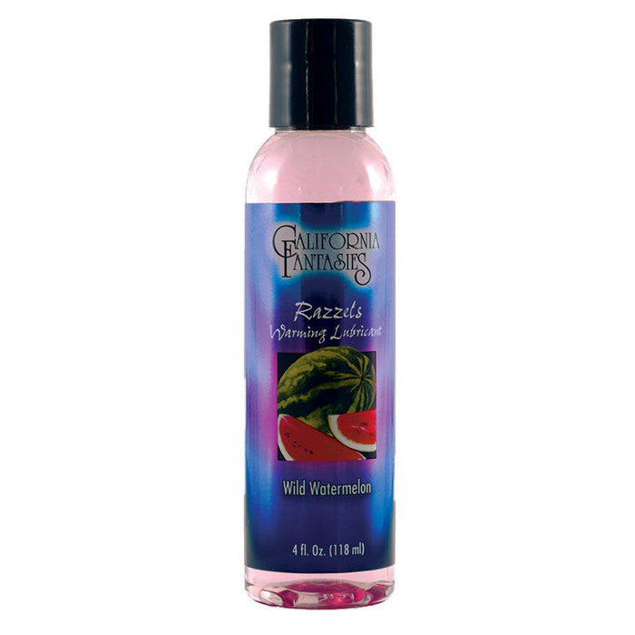 Razzels Warming Lubricant - Wild Watermelon - 4 Oz. Bottle