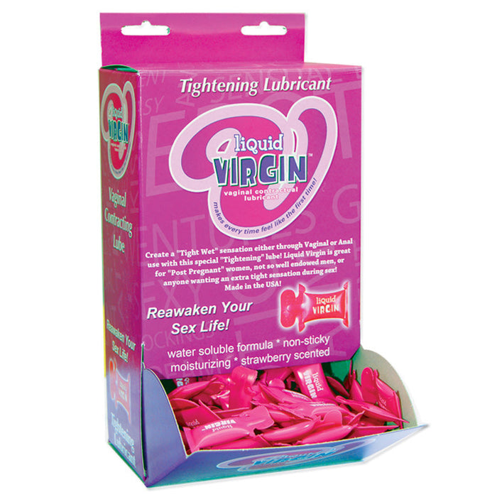 Liquid Virgin Contracting Lubricant 2cc Pillow Packs 144 Piece Bowl
