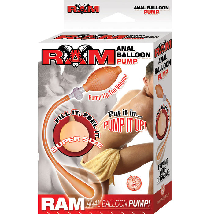 Ram Anal Balloon Pump - Flesh