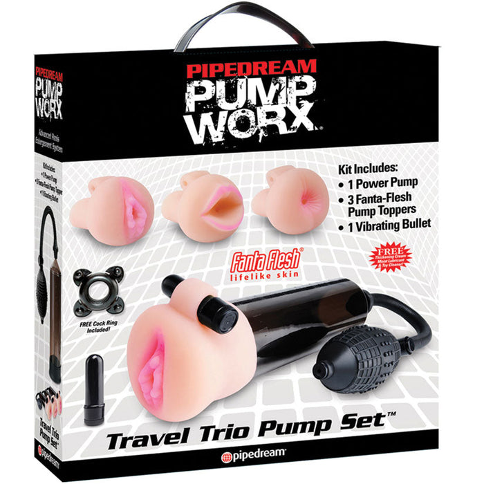 Pump Worx Travel Trio Pump Set