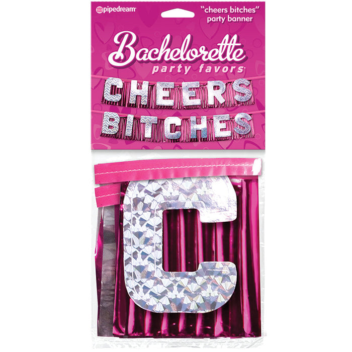 Bachelorette Party Favors Cheers Bitches Party Banner