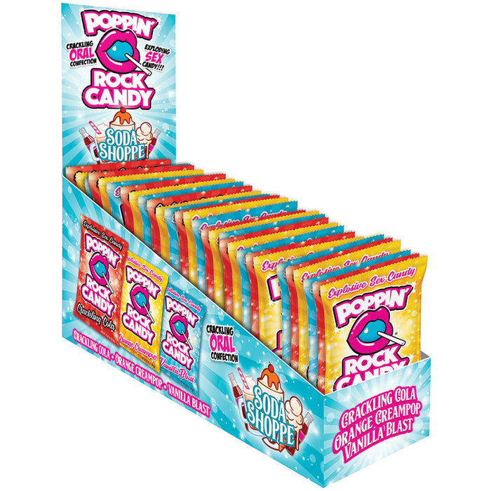 Rock Candy Popping Soda Shoppe Display of 36 Assorted