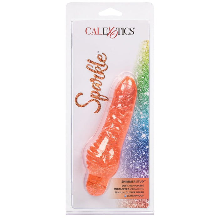Sparkle Shimmer Stud - Orange
