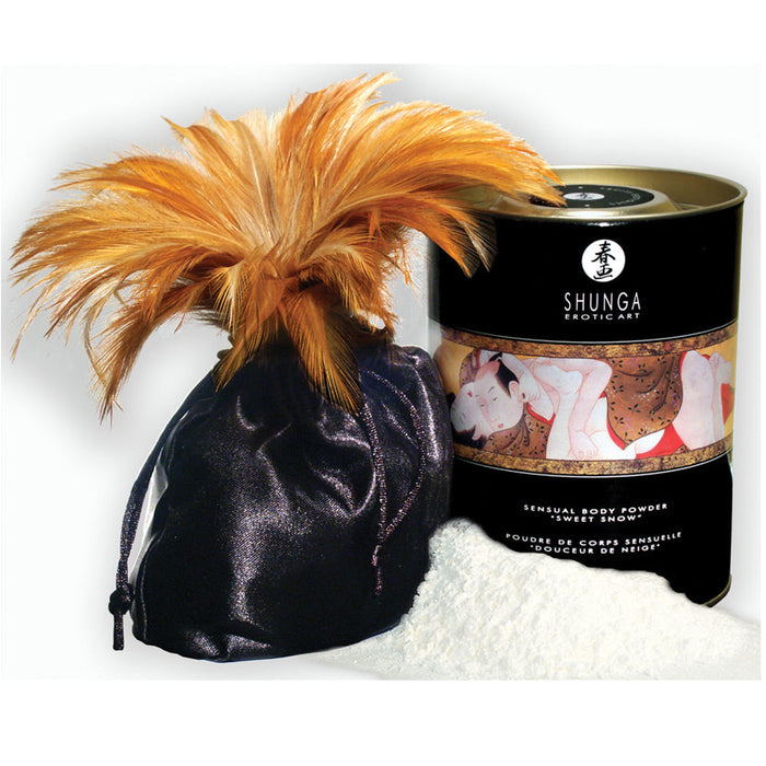 Shunga Sweet Snow Powder-Strawberry/Champagne 7oz