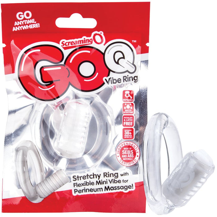 Screaming O GO Q Vibe Ring-Clear
