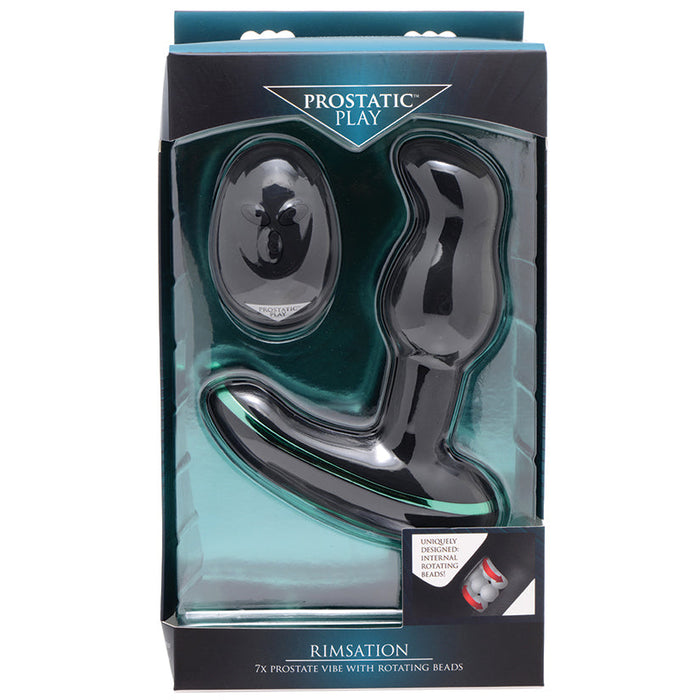 Prostatic Play Rimsation Prostate Vibe with Rotating Beads