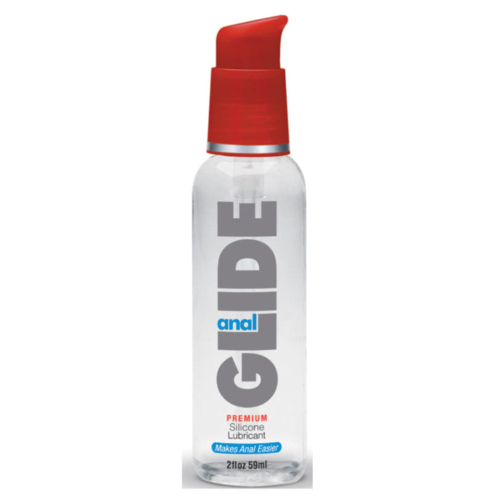 Anal Glide Silicone Lubricant 2 Oz Pump Bottle