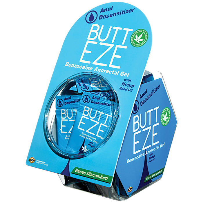 Butt Eze With Hemp - Fish Bowl Display - 50 Pc