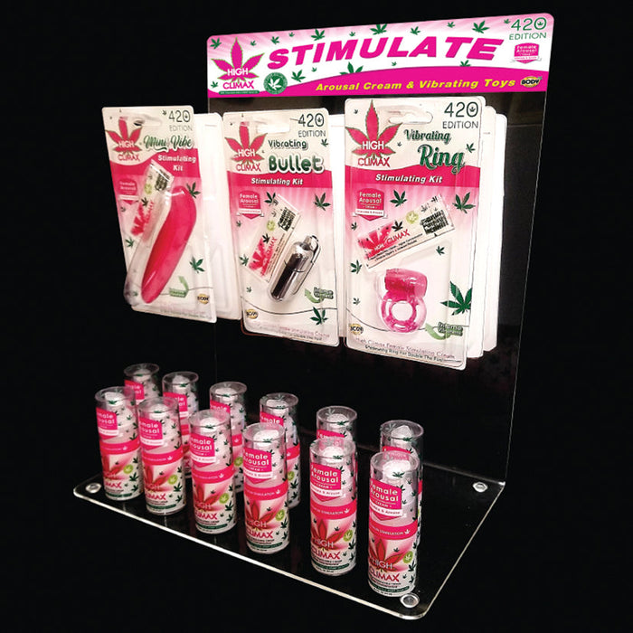 High Climax Vibrating Acrylic Display