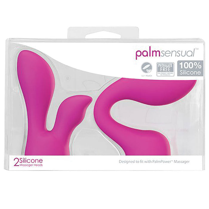 Palm Sensual Accessories - 2 Silicone Heads