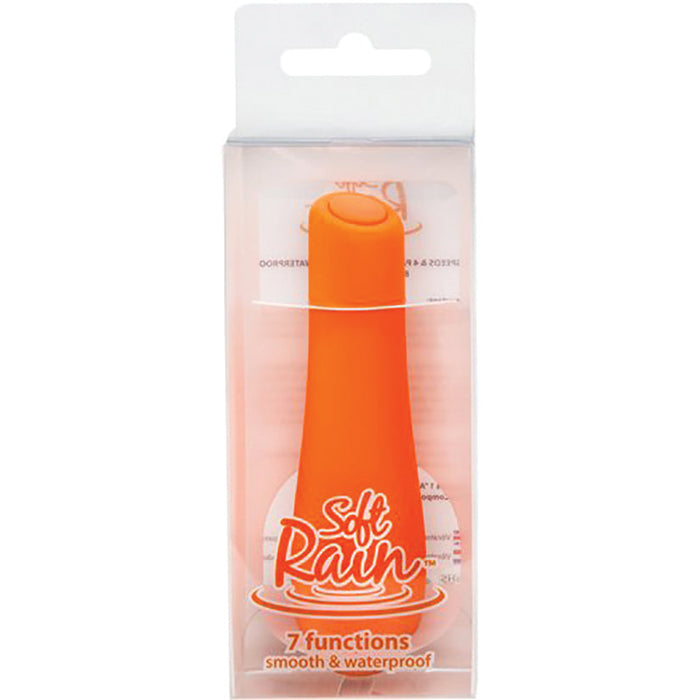 Soft Rain Power Bullet 3 Inch Breeze Coated 7  Function - Orange