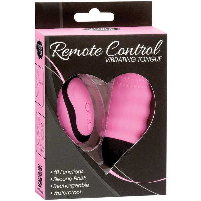 Remote Control Vibrating Tongue-Pink