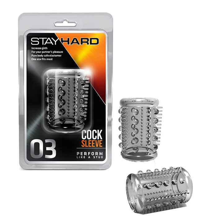 Stay Hard Cock Sleeve 03 - Clear