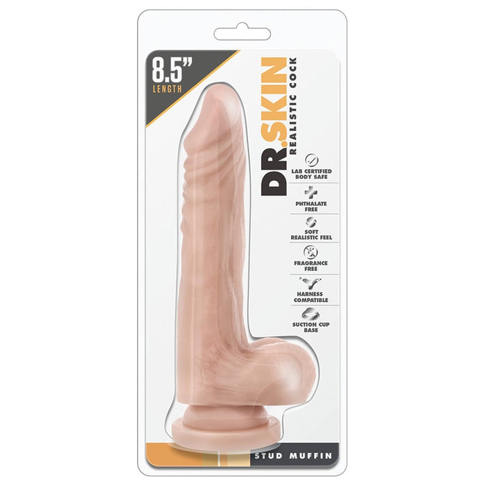 Dr. Skin - Realistic Cock - Stud Muffin - Beige