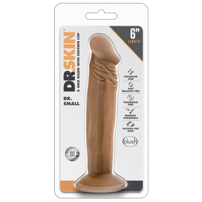 Dr. Skin  -  Dr. Small  -  6  Inch  Dildo  - Mocha