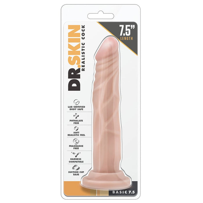 Dr. Skin - Realistic Cock - Basic 7.5 - Beige