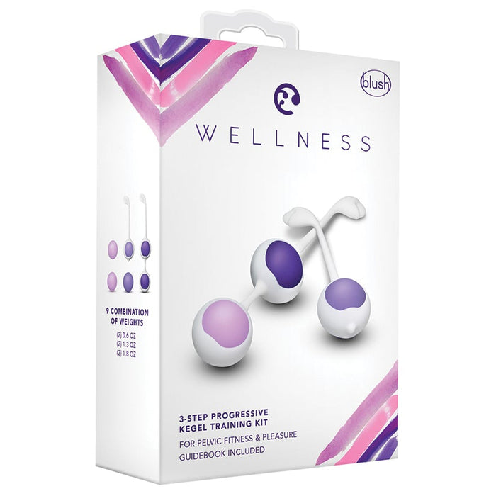 Wellness 3-Step Progressive Kegel Training Kit-Purple