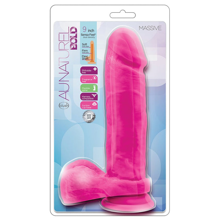 Au Naturel Bold Massive-Pink 9"