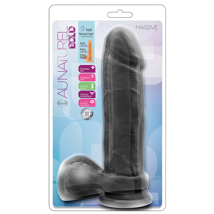 Au Naturel Bold Massive-Black 9"