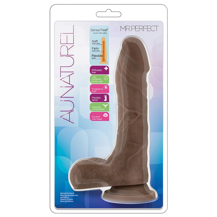 Au Naturel Mister Perfect-Chocolate 8.5"