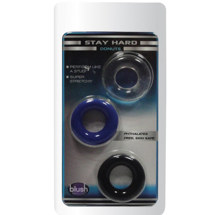 Stay Hard Donut Rings (3 Pack)