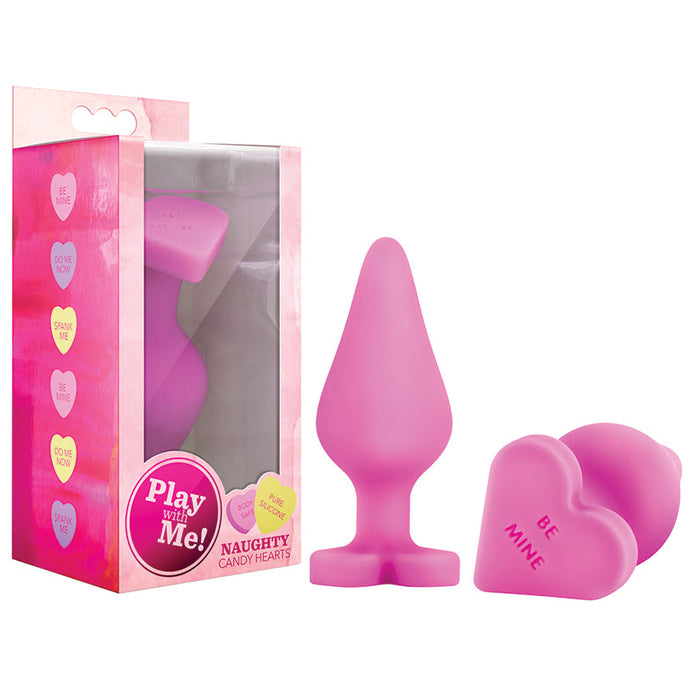 Naughty Candy Heart - Be Mine - Pink