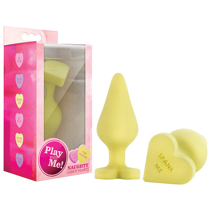 Naughty Candy Heart - Spank Me - Yellow