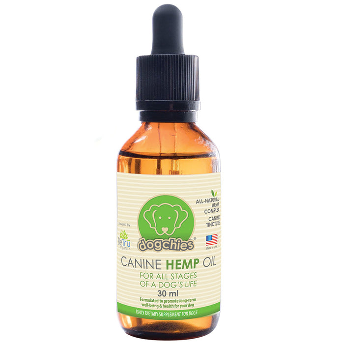 Be Tru Wellness Dogchies 300 mg Canine Hemp Oil 1oz-Peanut Butter