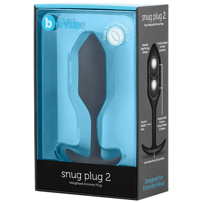 B-Vibe Snug Plug 2-Black