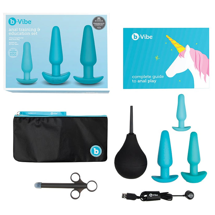 B-Vibe Anal Education Set-Teal