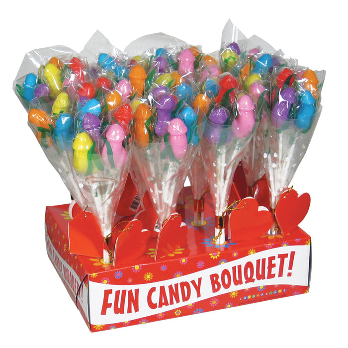 Bouquet Pecker Candy Display of 12