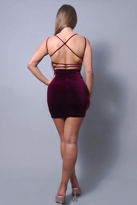 Showstopper, Sexy Crossover Strap Dress