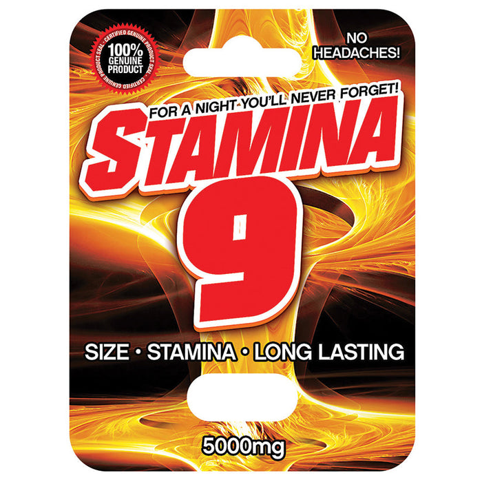 Stamina 9 Single Pack Display of 24