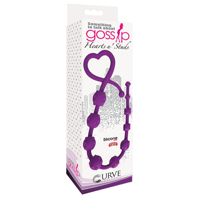 Gossip Hearts n' Studs-Violet