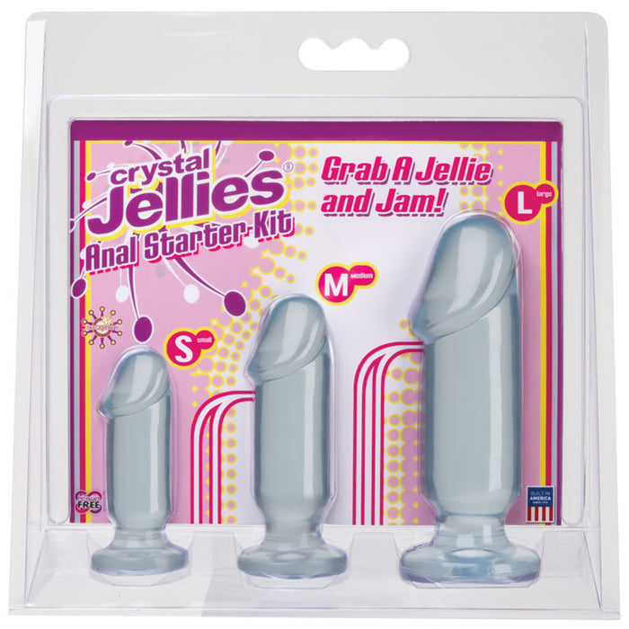 Crystal Jellies Anal Starter Kit-Grey