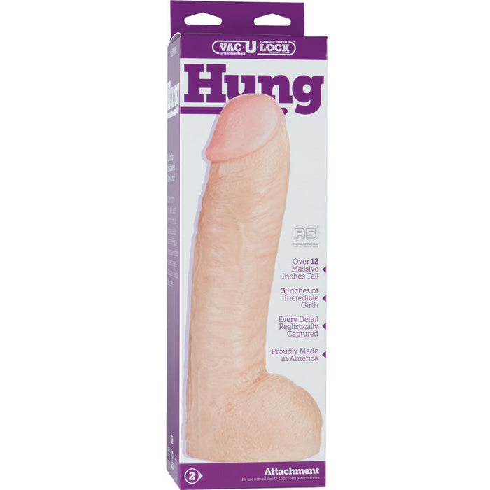 Vac-U-Lock Realistic Hung - White