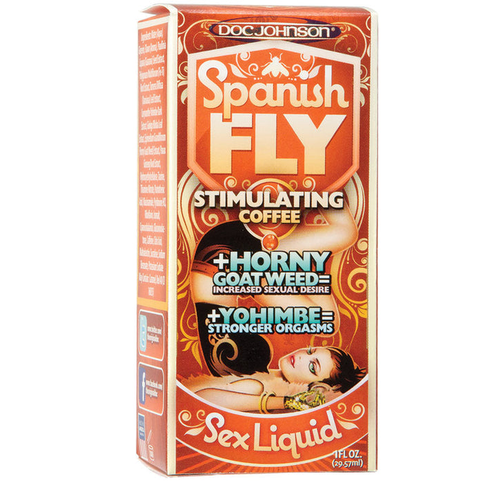 Spanish Fly Sex Drops - 1 Fl. Oz. - Stimulating Coffee