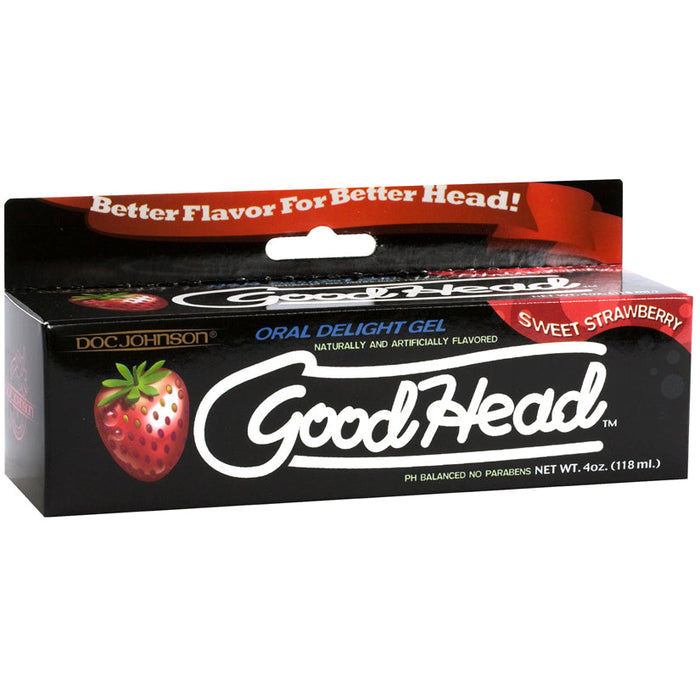 Good Head Oral Delight Gel 4 Oz - Strawberry