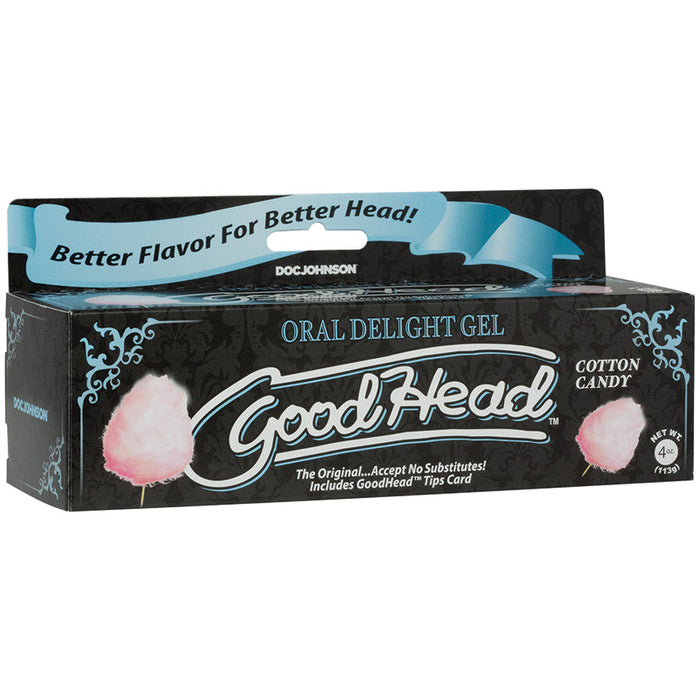 Goodhead - Oral Delight Gel - 4 Oz Tube - Cotton  Candy