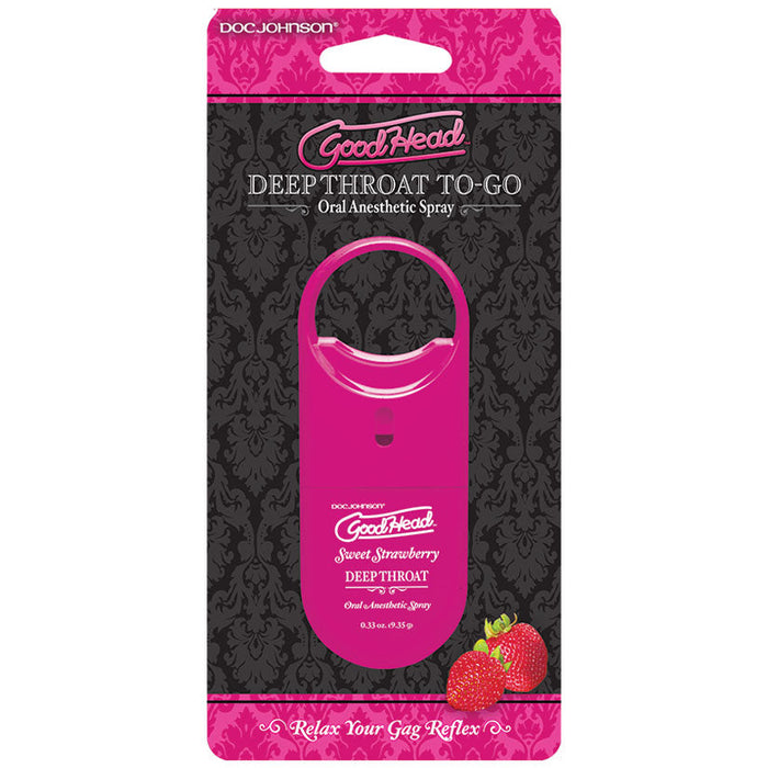 Good Head to Go Deep Throat Spray - Sweet Strawberry