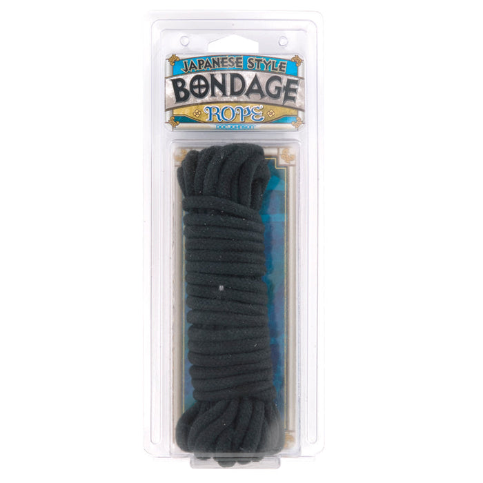 Bondage Rope - Cotton - Japanese Style - Black