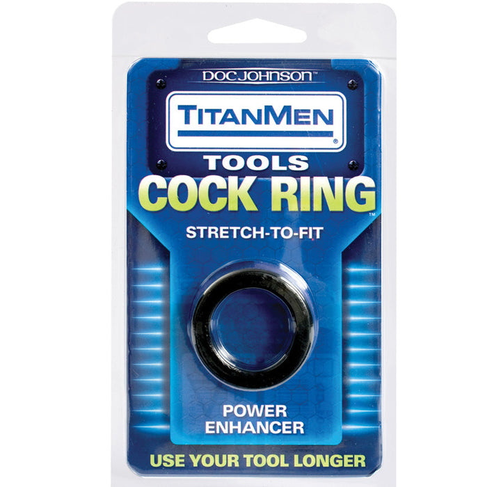 Titanmen Cock Ring - Black