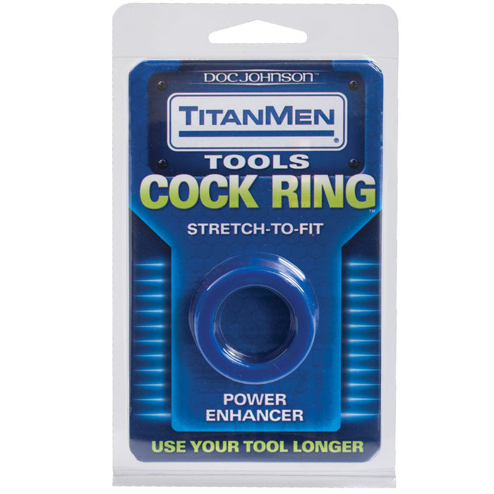 Titanmen Cock Ring - Blue