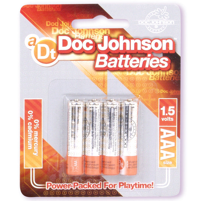 Doc Johnson Batteries - AAA - 4 Pack