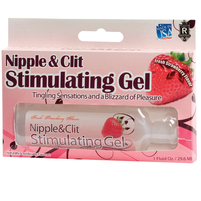 Nipple and Clit Stimulating Gel 1 Oz  - Strawberry