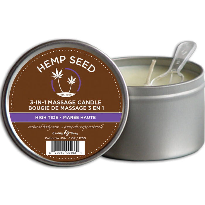High Tide Suntouched Candle With Hemp 6.8 Oz