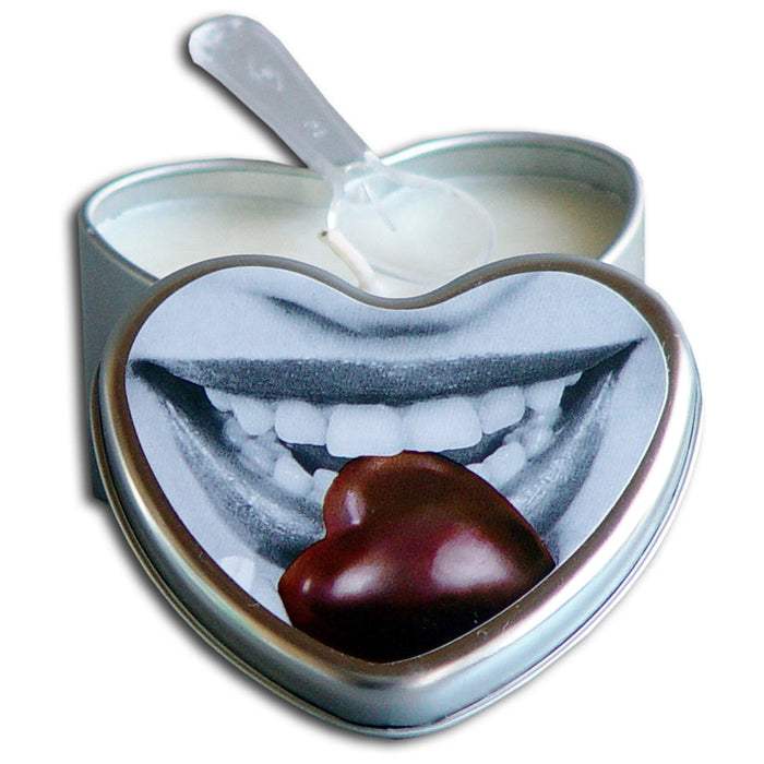 Edible Heart Cande - Chocolate - 4 Oz.