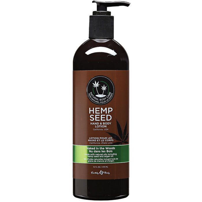 Earthly Body Hemp Seed Lotion-Naked in the Woods 16oz