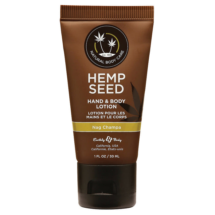 Earthly Body Hemp Seed Lotion-Nag Champa 1oz